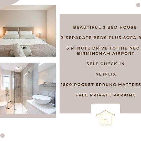 Stunning Abode 5 Min From Nec & Bhx, Pets Allowed Marston Green Zewnętrze zdjęcie